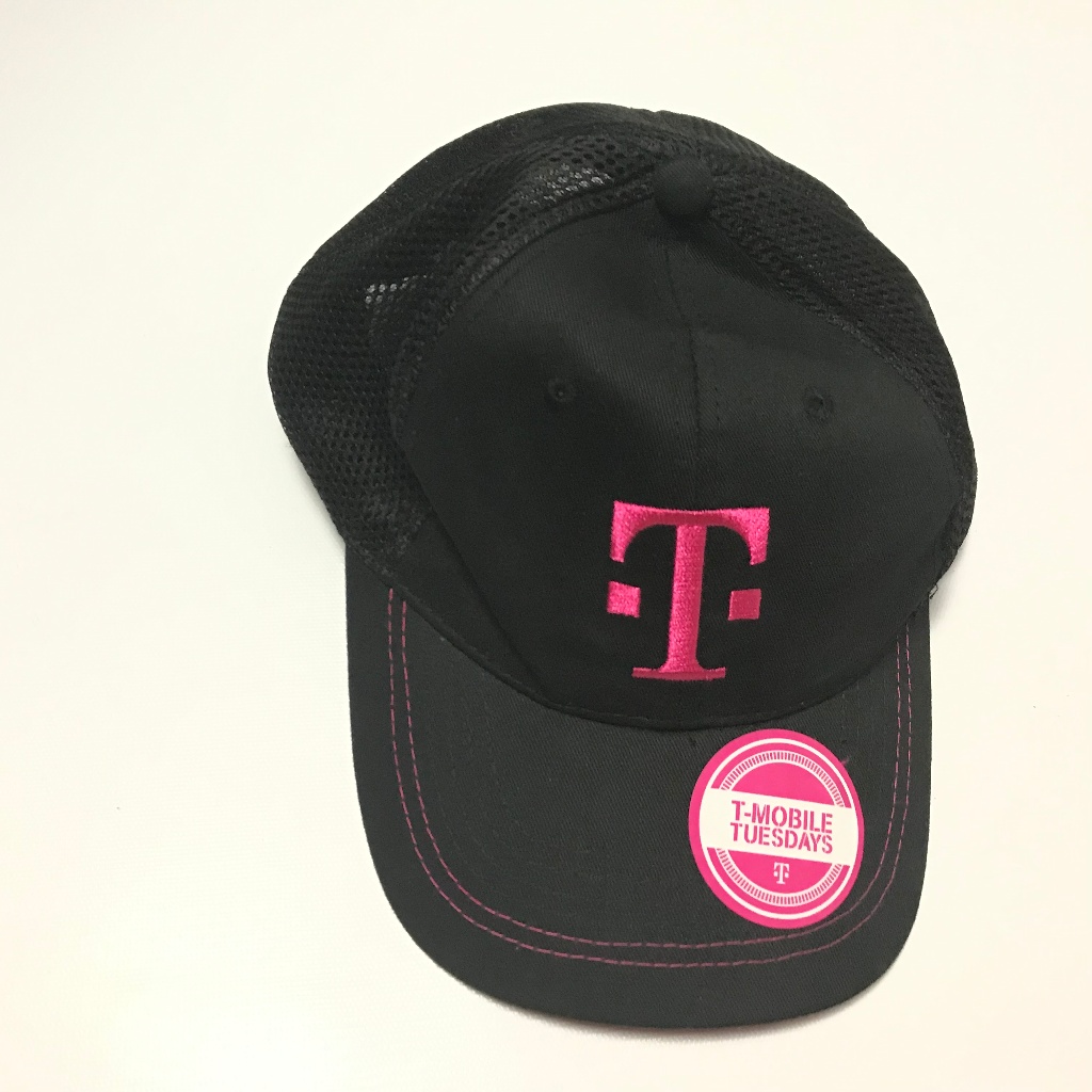 T-Mobile Tuesdays Women's Mesh Hat Cotton Black Os